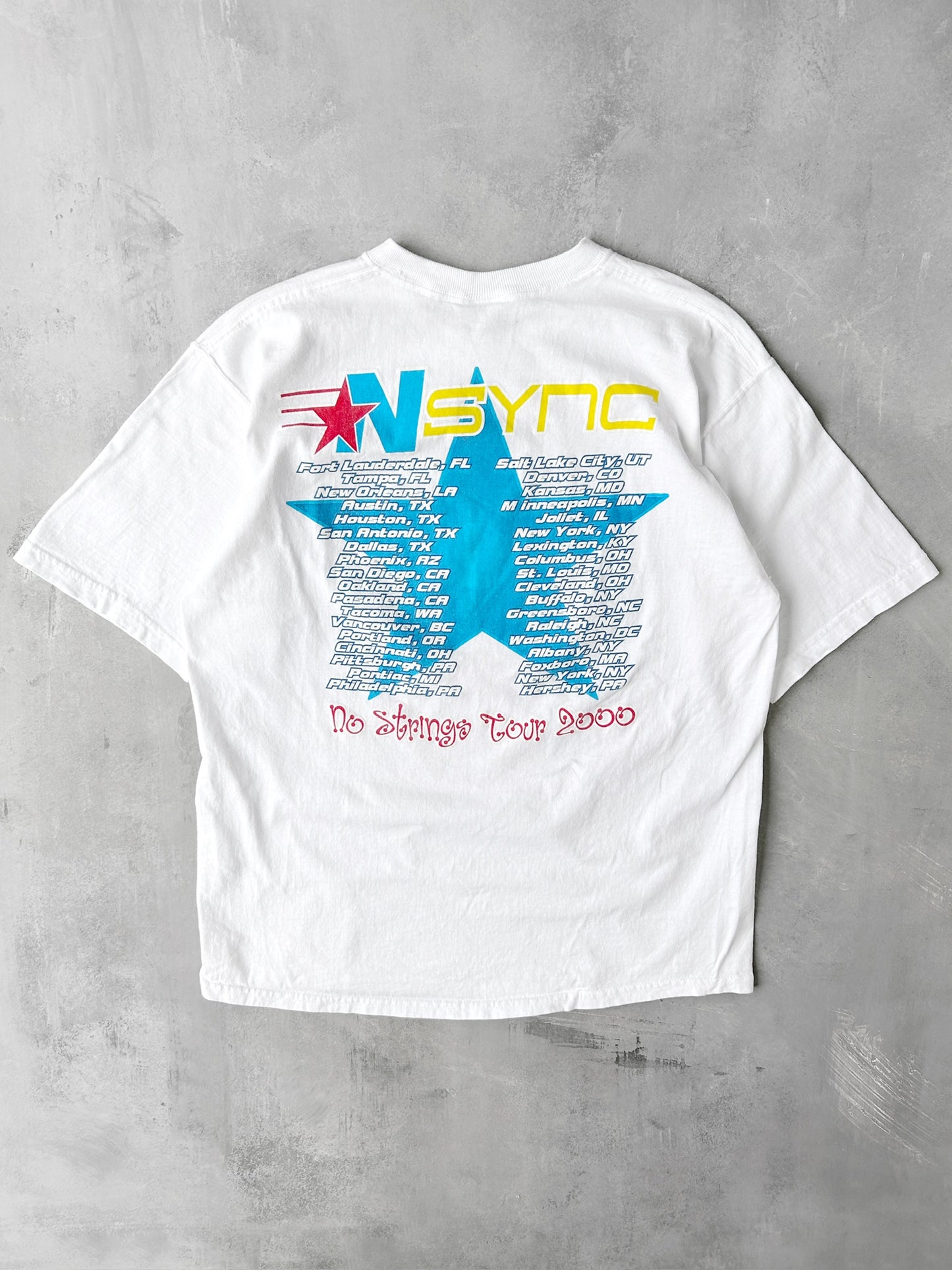 NSYNC No Strings Tour T-Shirt '00 - Large