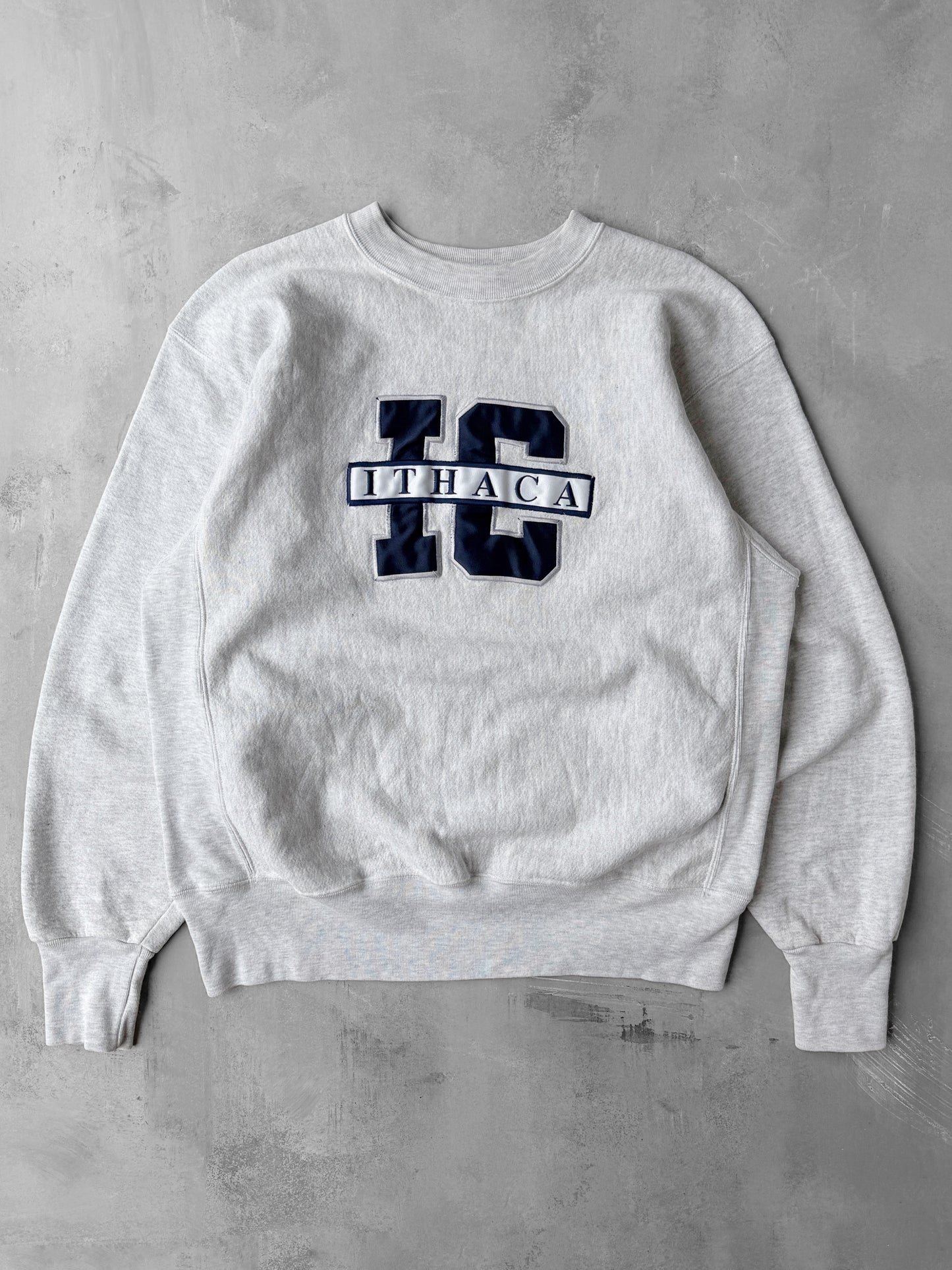 Ithaca College Sweatshirt 90's - Large