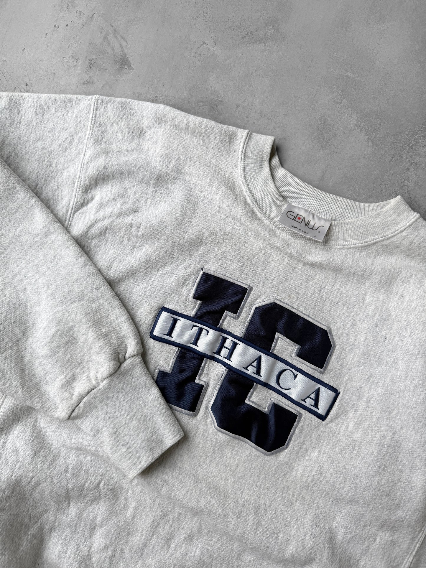 Ithaca College Sweatshirt 90's - Large