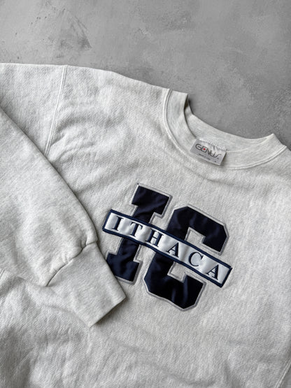 Ithaca College Sweatshirt 90's - Large