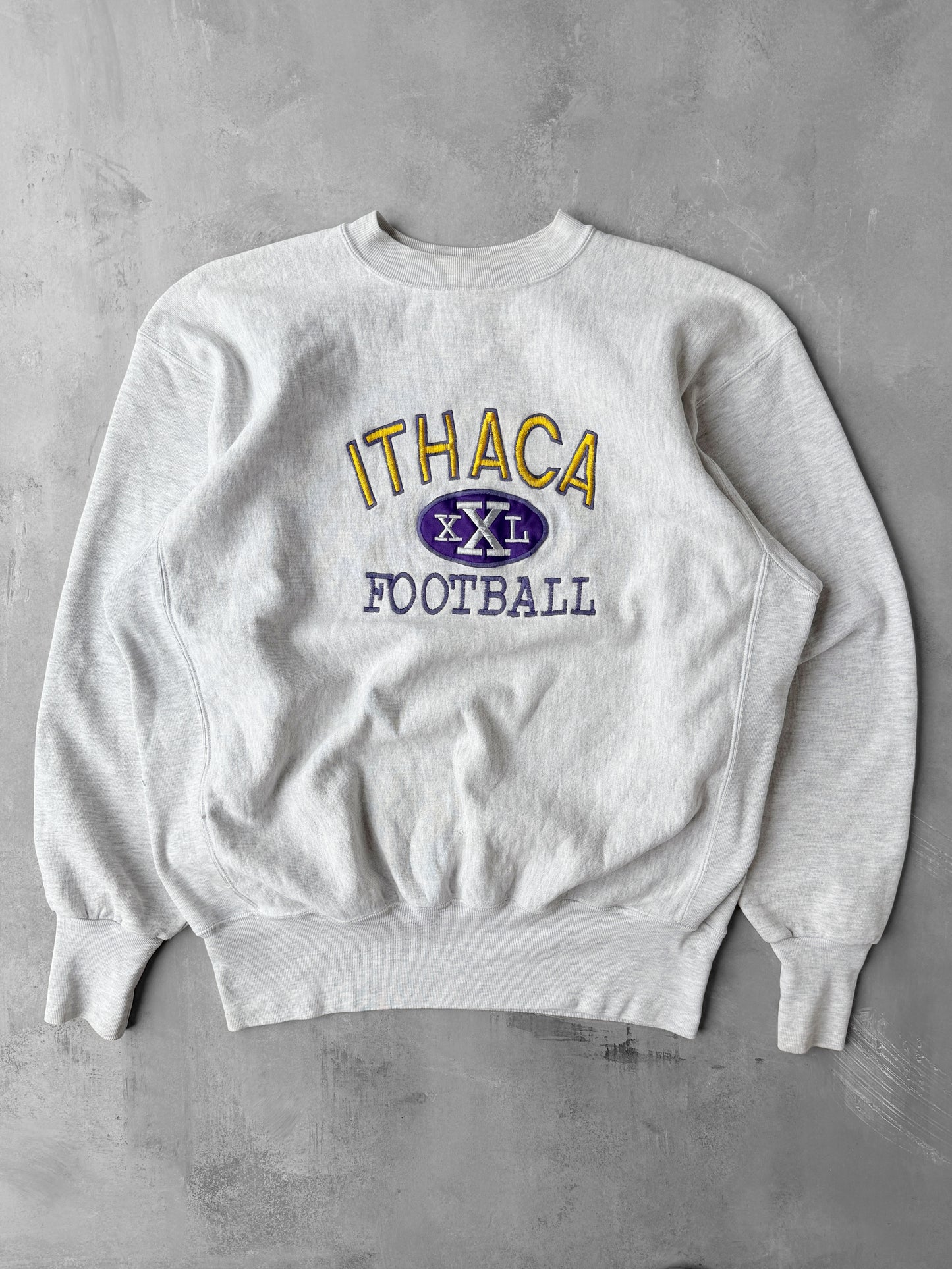 Ithaca College Football Sweatshirt 90's - XL