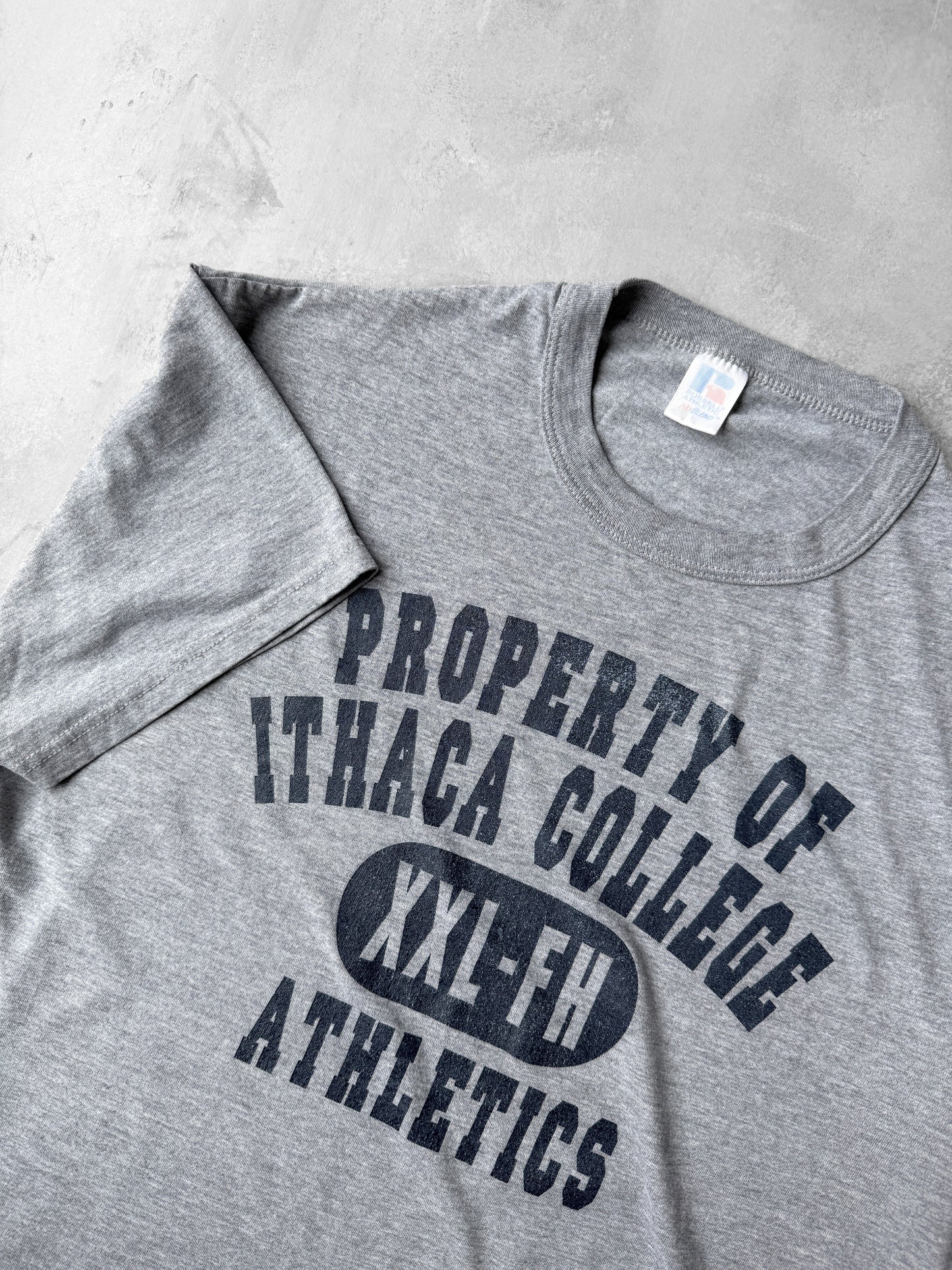 Ithaca College Athletics T-Shirt Y2K - Large