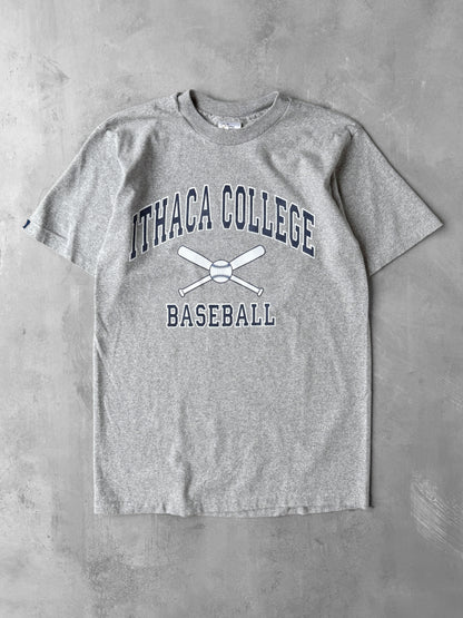 Ithaca College Baseball T-Shirt 90's - Medium