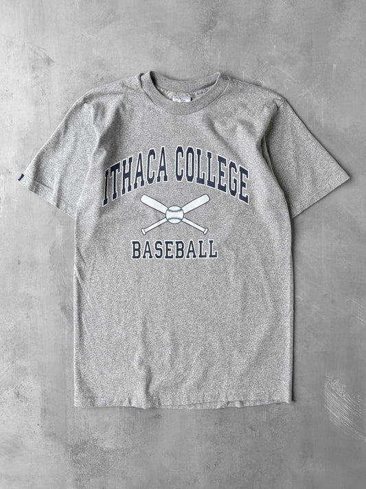 Ithaca College Baseball T-Shirt 90's - Medium