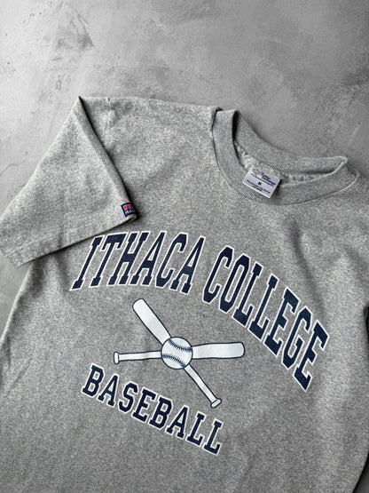 Ithaca College Baseball T-Shirt 90's - Medium