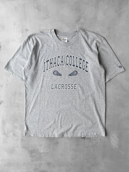 Ithaca College Lacrosse T-Shirt 90's - XL
