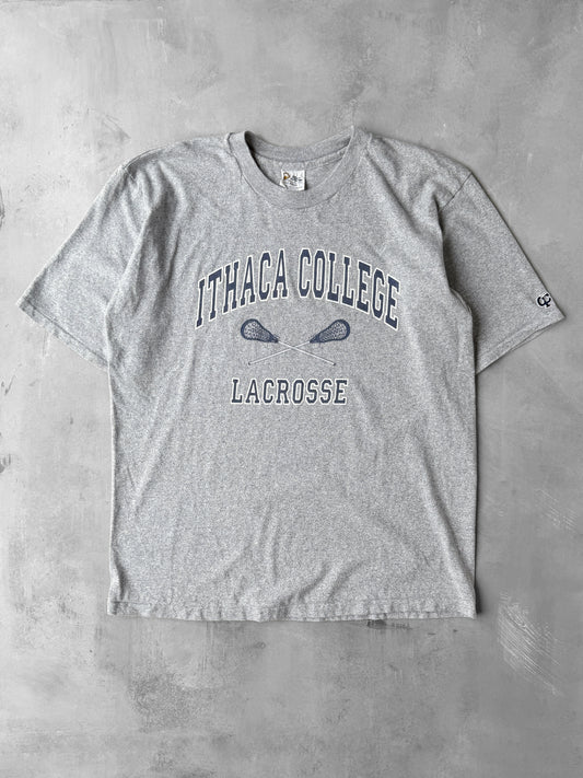 Ithaca College Lacrosse T-Shirt 90's - XL