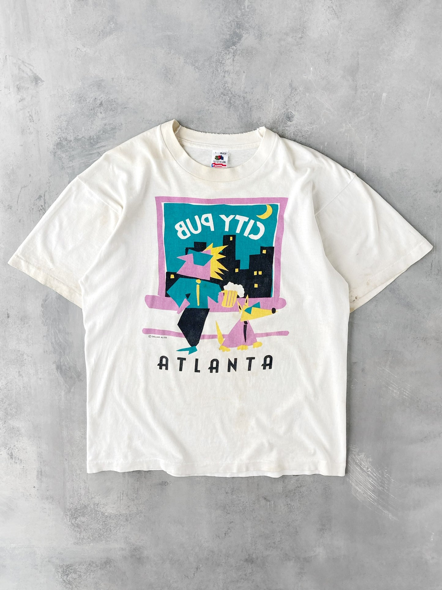 City Pub Atlanta T-Shirt 90's - Large