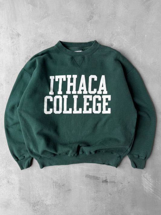 Ithaca College Sweatshirt 90's - Large
