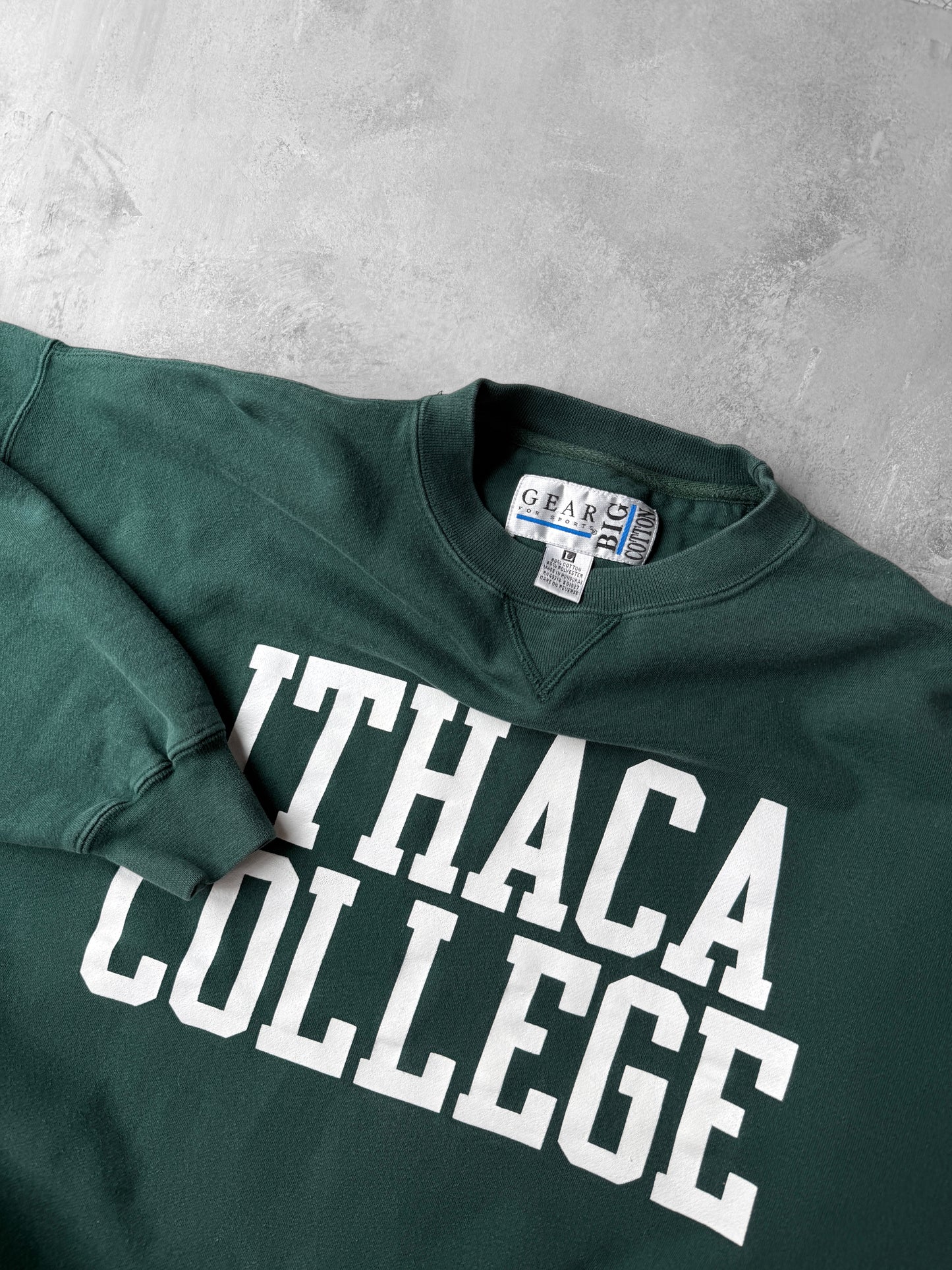 Ithaca College Sweatshirt 90's - Large