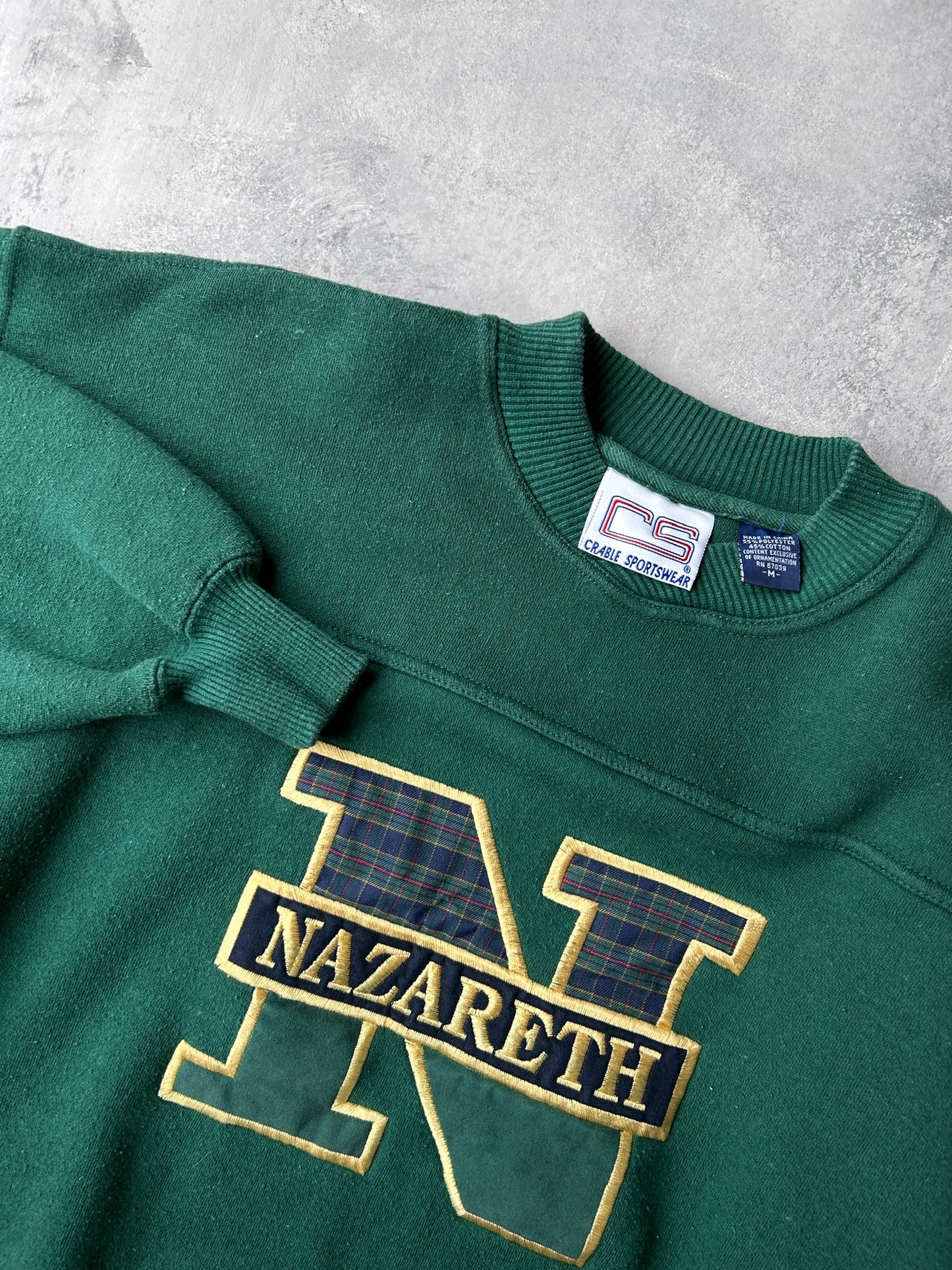 Nazareth University Sweatshirt 90's - Large