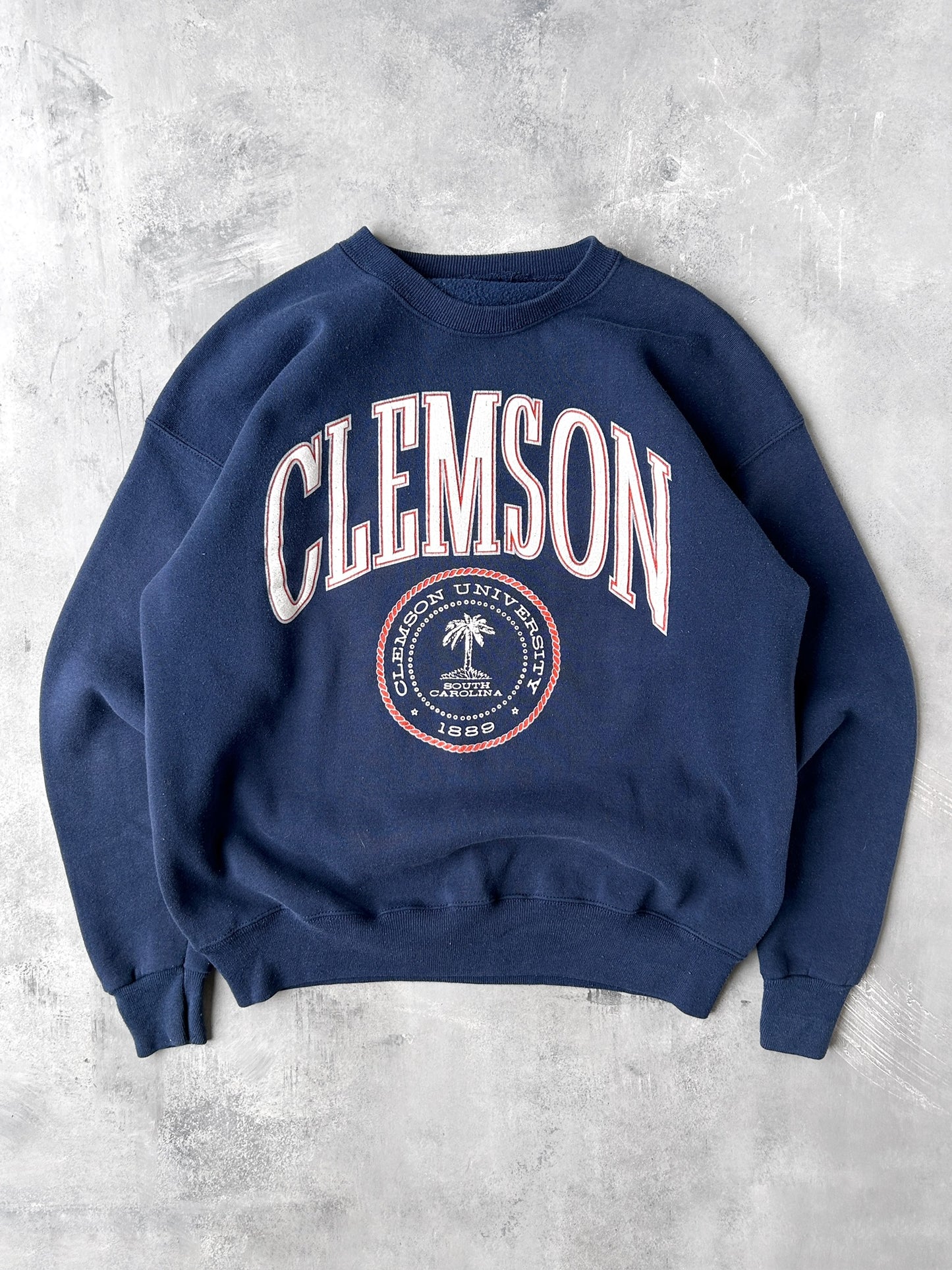 Clemson University Sweatshirt 90's - Large