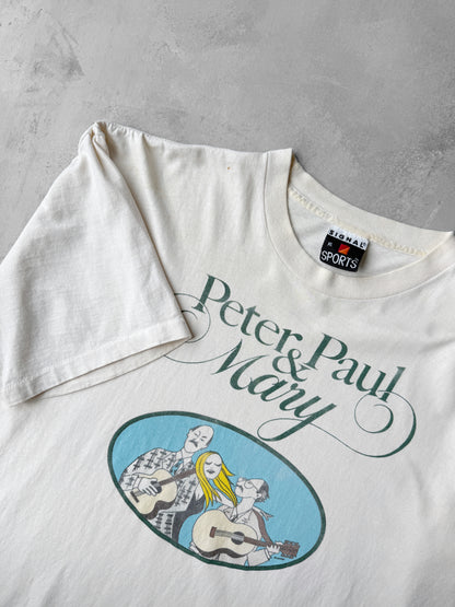 Peter, Paul, and Mary T-Shirt 90's - XL