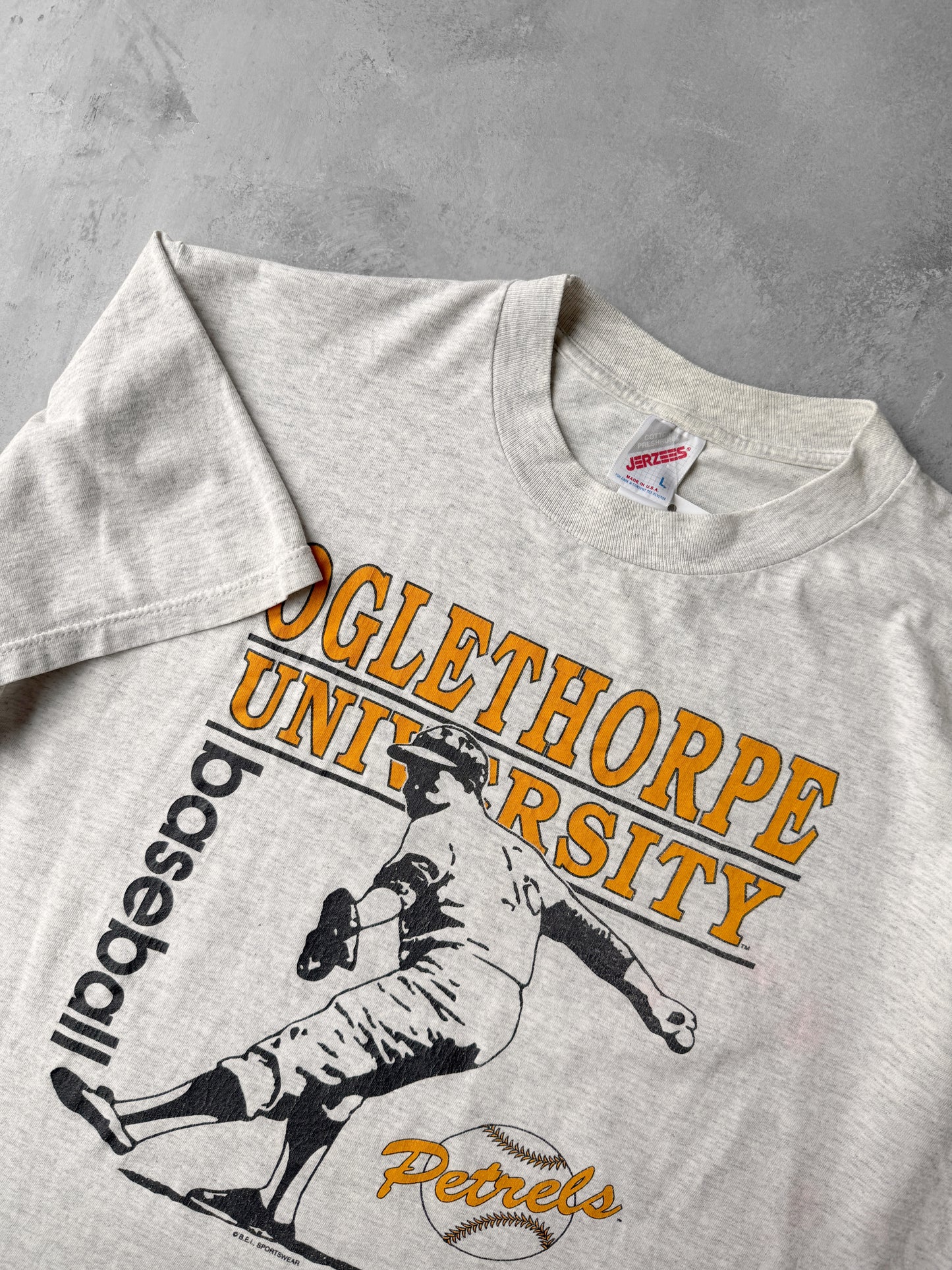 Oglethorpe University Baseball T-Shirt 90's - Large
