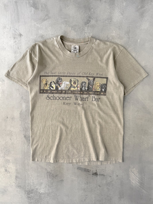 Key West Schooner Wharf Bar T-Shirt 90's - Medium / Large