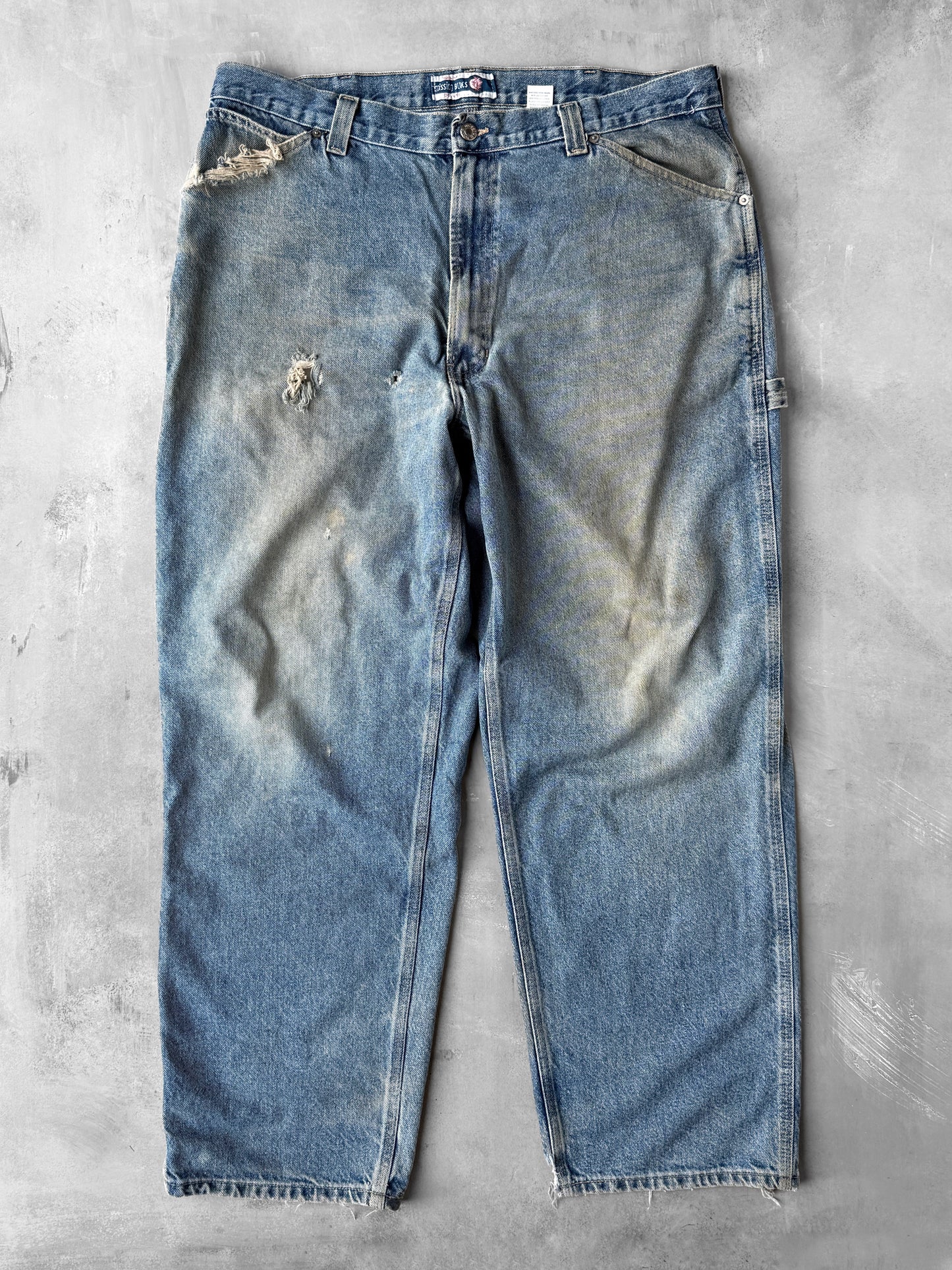 Mission Blues Distressed Jeans Y2K - 40x32