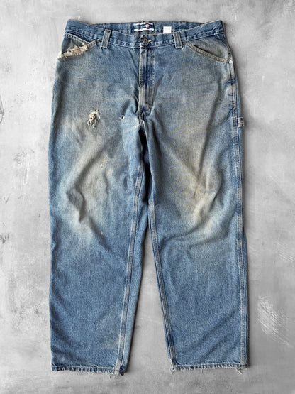 Mission Blues Distressed Jeans Y2K - 40x32