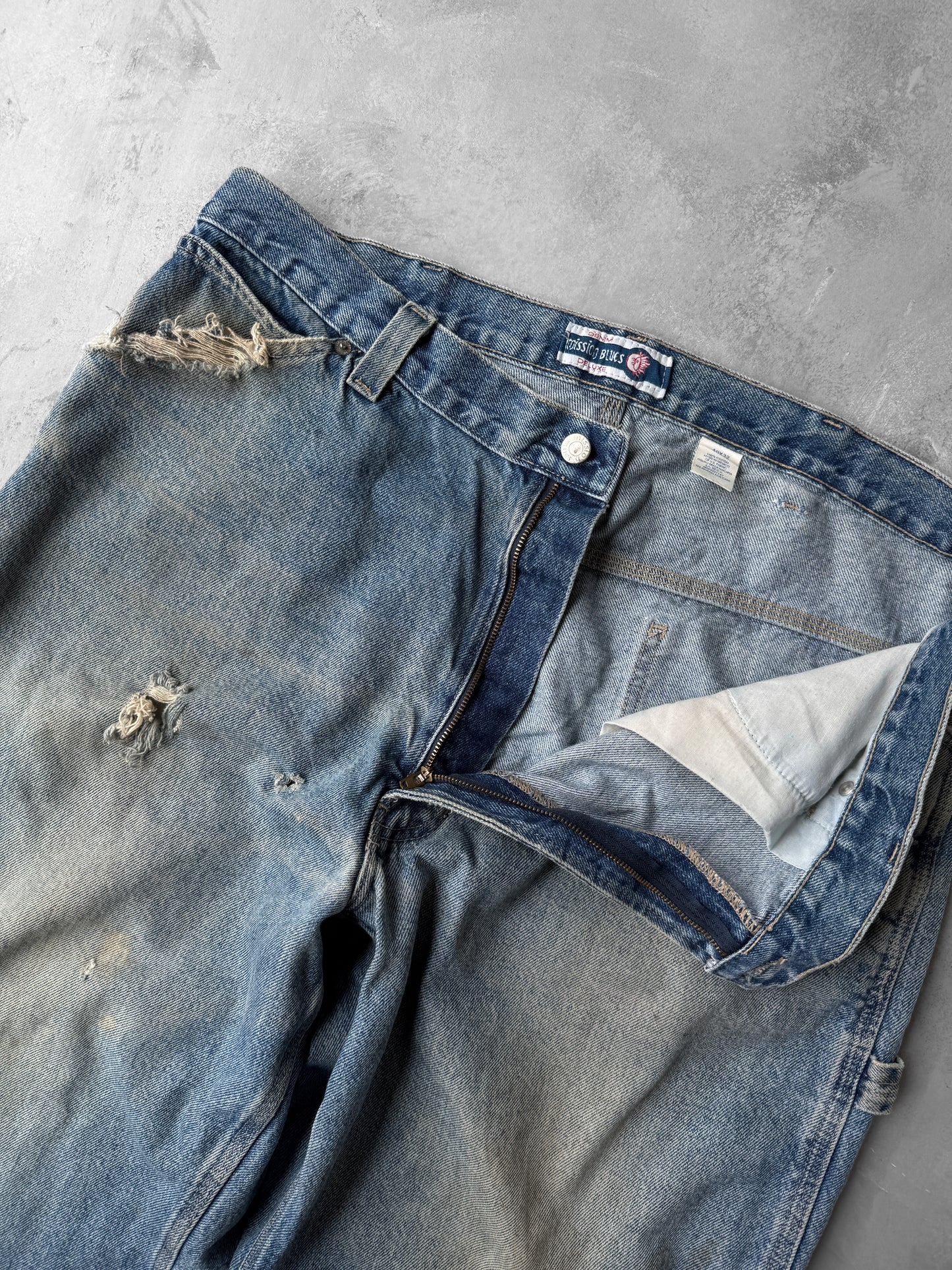 Mission Blues Distressed Jeans Y2K - 40x32