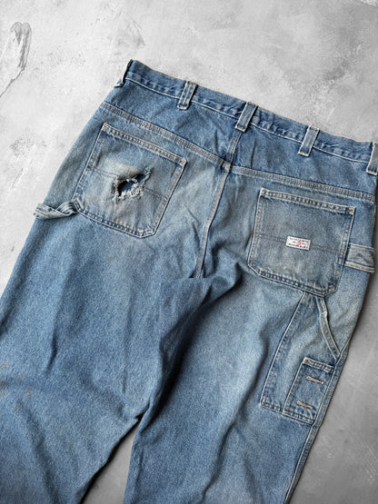 Mission Blues Distressed Jeans Y2K - 40x32