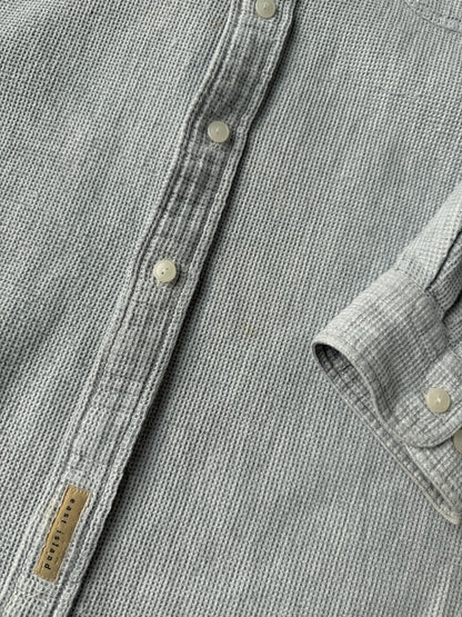 Waffle Textured Shirt Y2K - XL