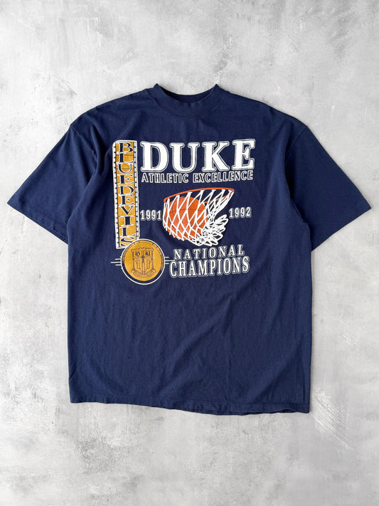 Duke University Basketball T-Shirt '92 - XL