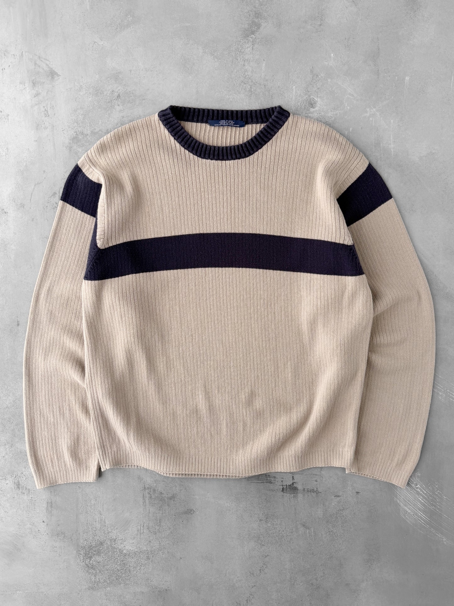 Ribbed Pullover Y2K - Large