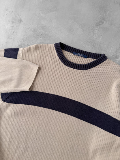Ribbed Pullover Y2K - Large