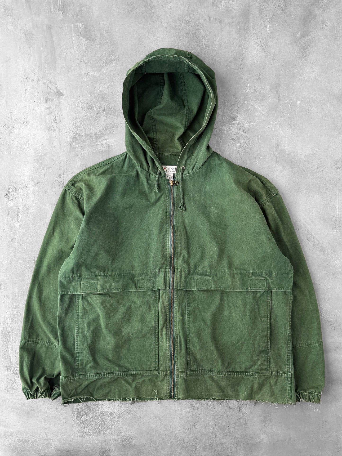 Green Cotton Jacket 90's - Large