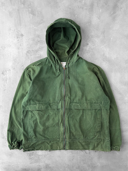 Green Cotton Jacket 90's - Large