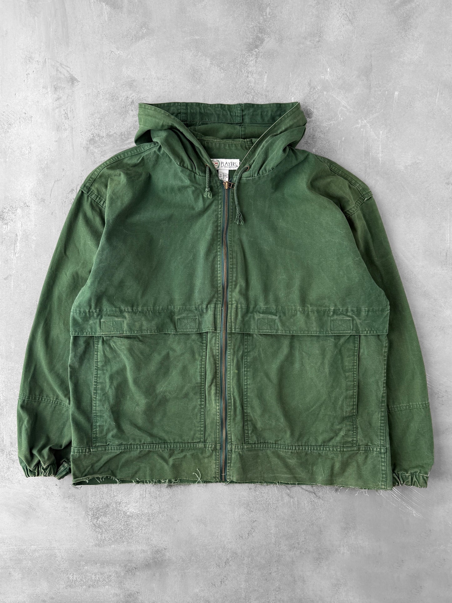Green Cotton Jacket 90's - Large