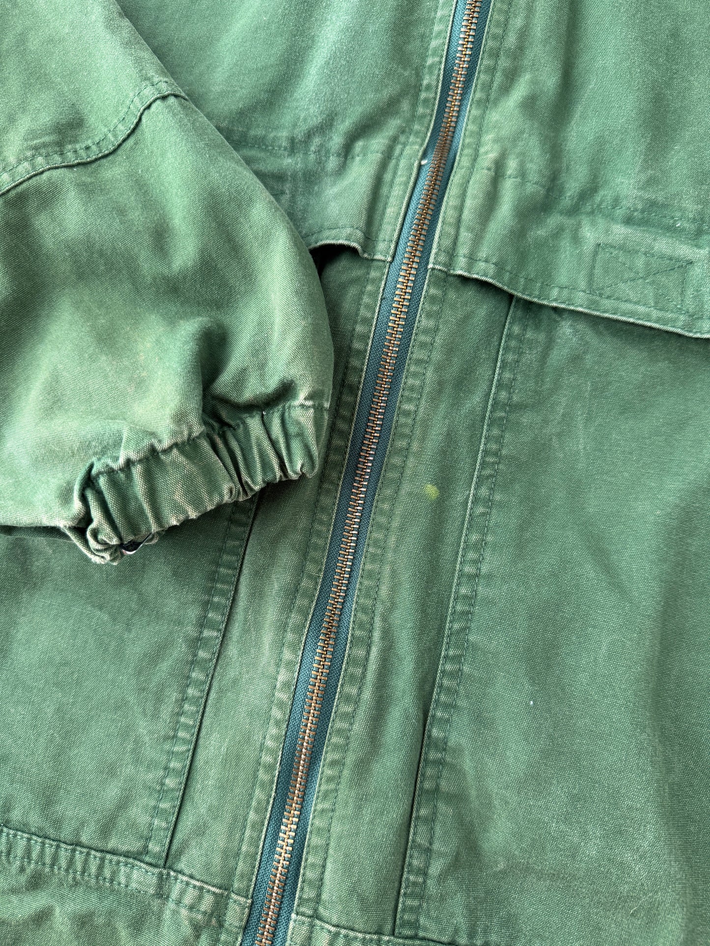 Green Cotton Jacket 90's - Large