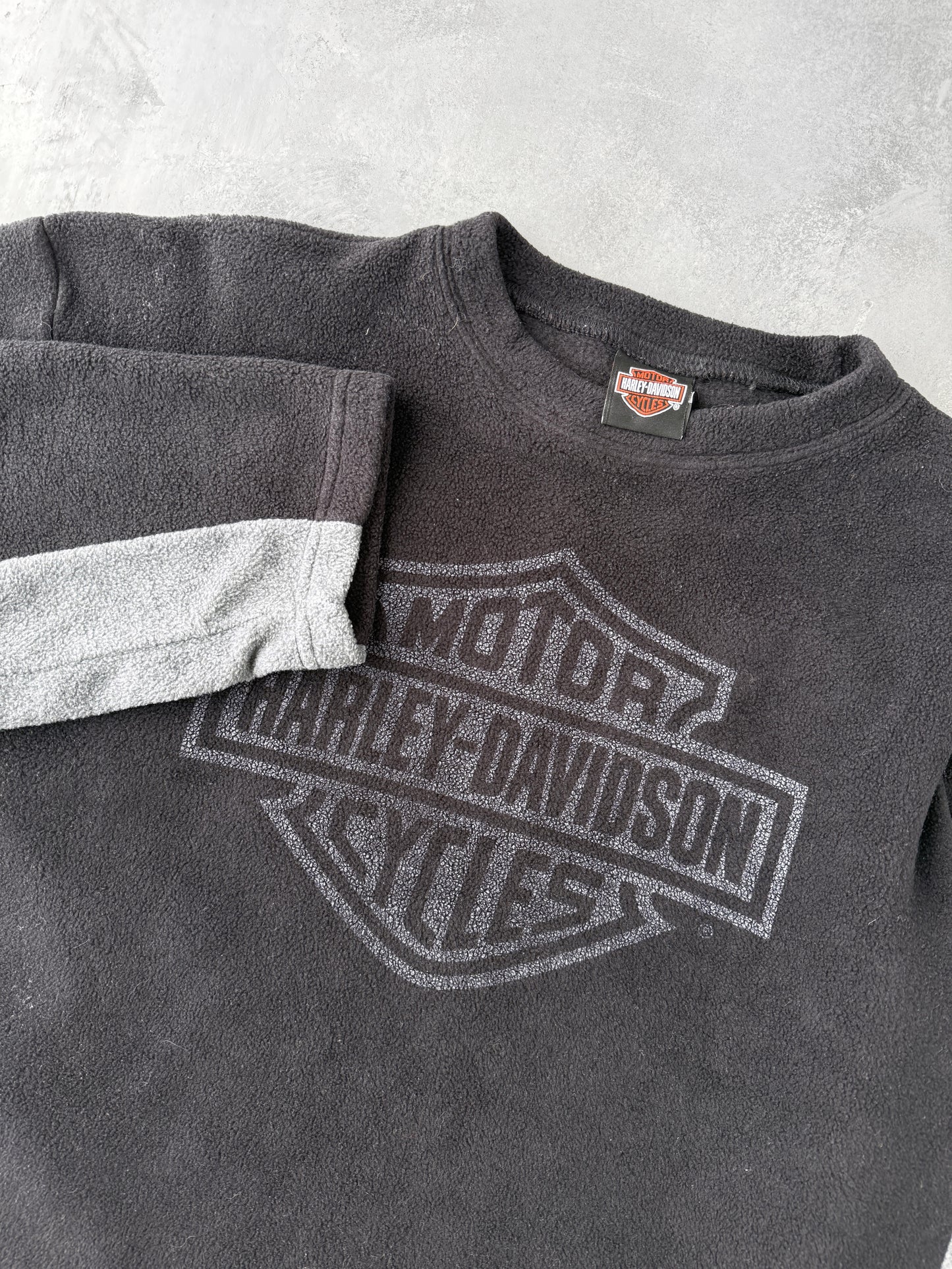 Harley-Davidson Fleece Pullover Y2K - XL