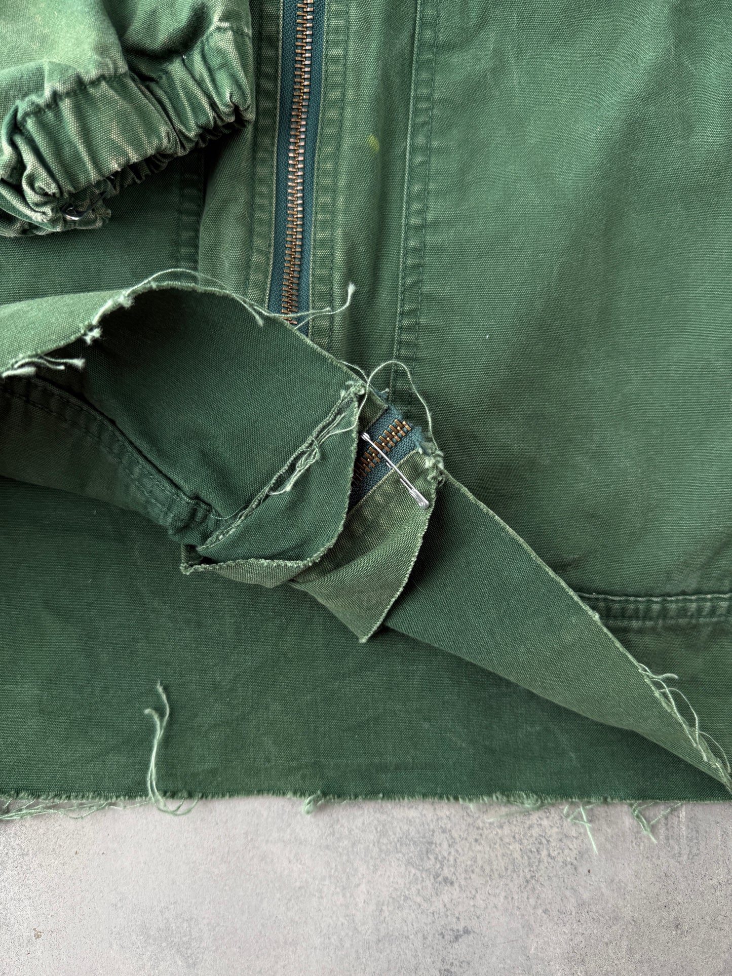 Green Cotton Jacket 90's - Large