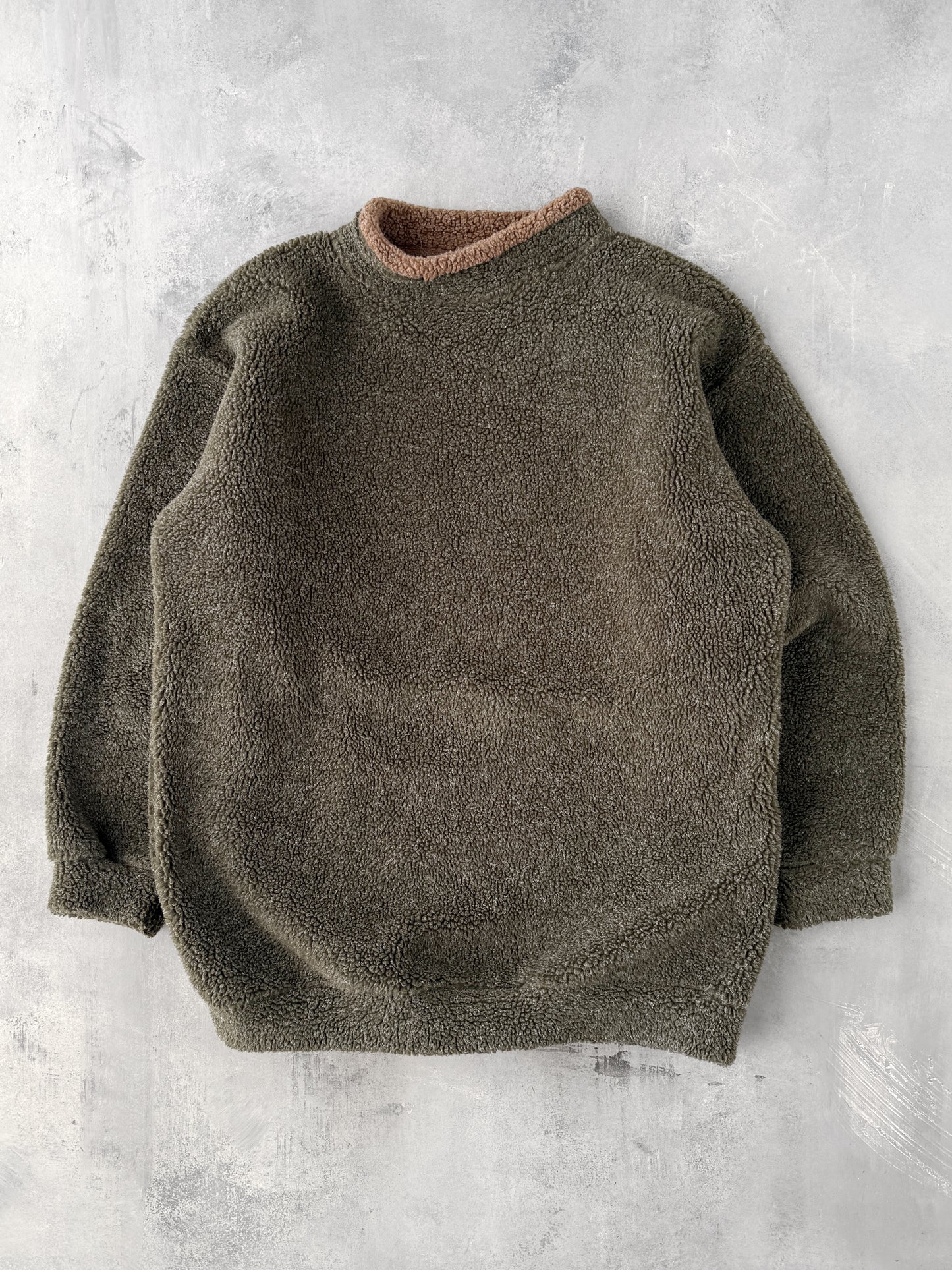 Pile Fleece Pullover Y2K - Medium