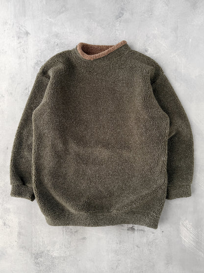 Pile Fleece Pullover Y2K - Medium