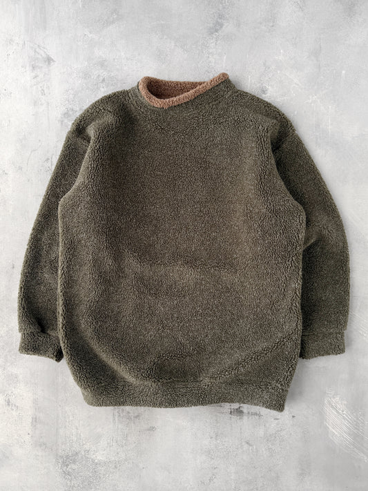 Pile Fleece Pullover Y2K - Medium