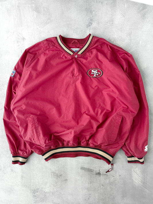 San Francisco 49ers Pullover Jacket 90's - XL
