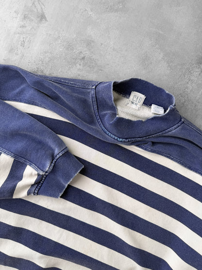 Striped GAP Sweatshirt 90's - Large