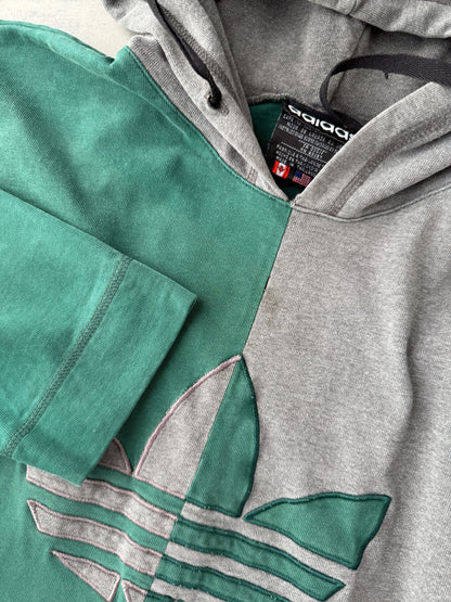 Adidas Colorblock Trefoil Hoodie 90's - Medium