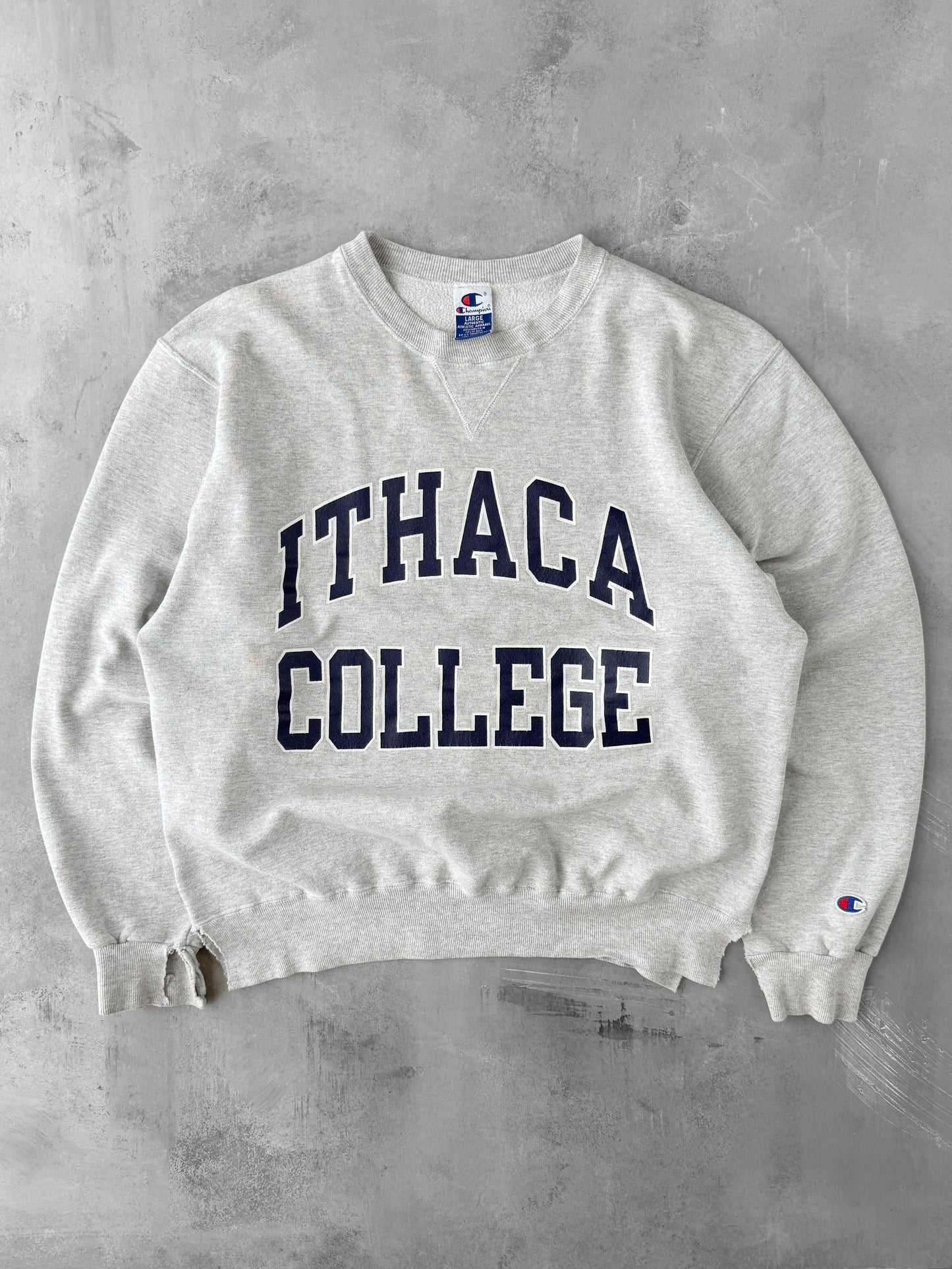 Ithaca College Sweatshirt 90's - Large