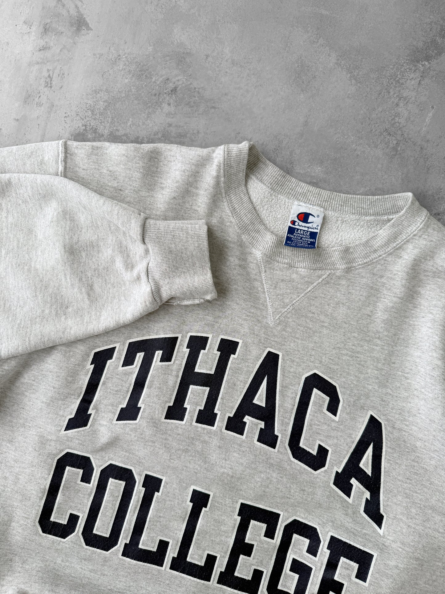 Ithaca College Sweatshirt 90's - Large