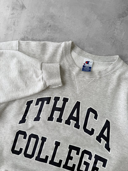 Ithaca College Sweatshirt 90's - Large