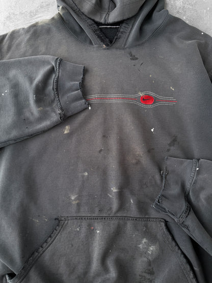 Thrashed Nike Hoodie Y2K - XL
