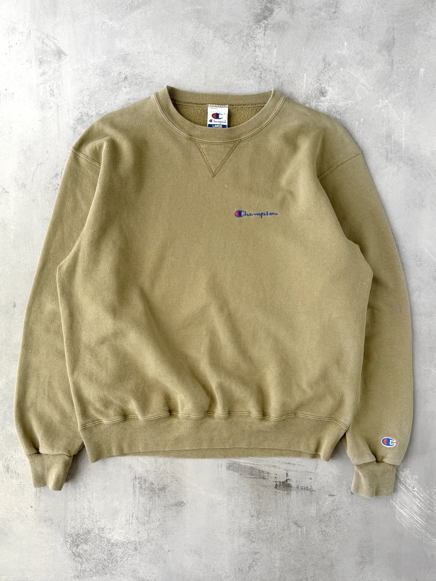 Champion Logo Sweatshirt 90's - Large