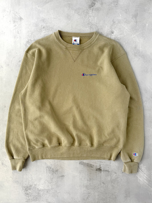 Champion Logo Sweatshirt 90's - Large