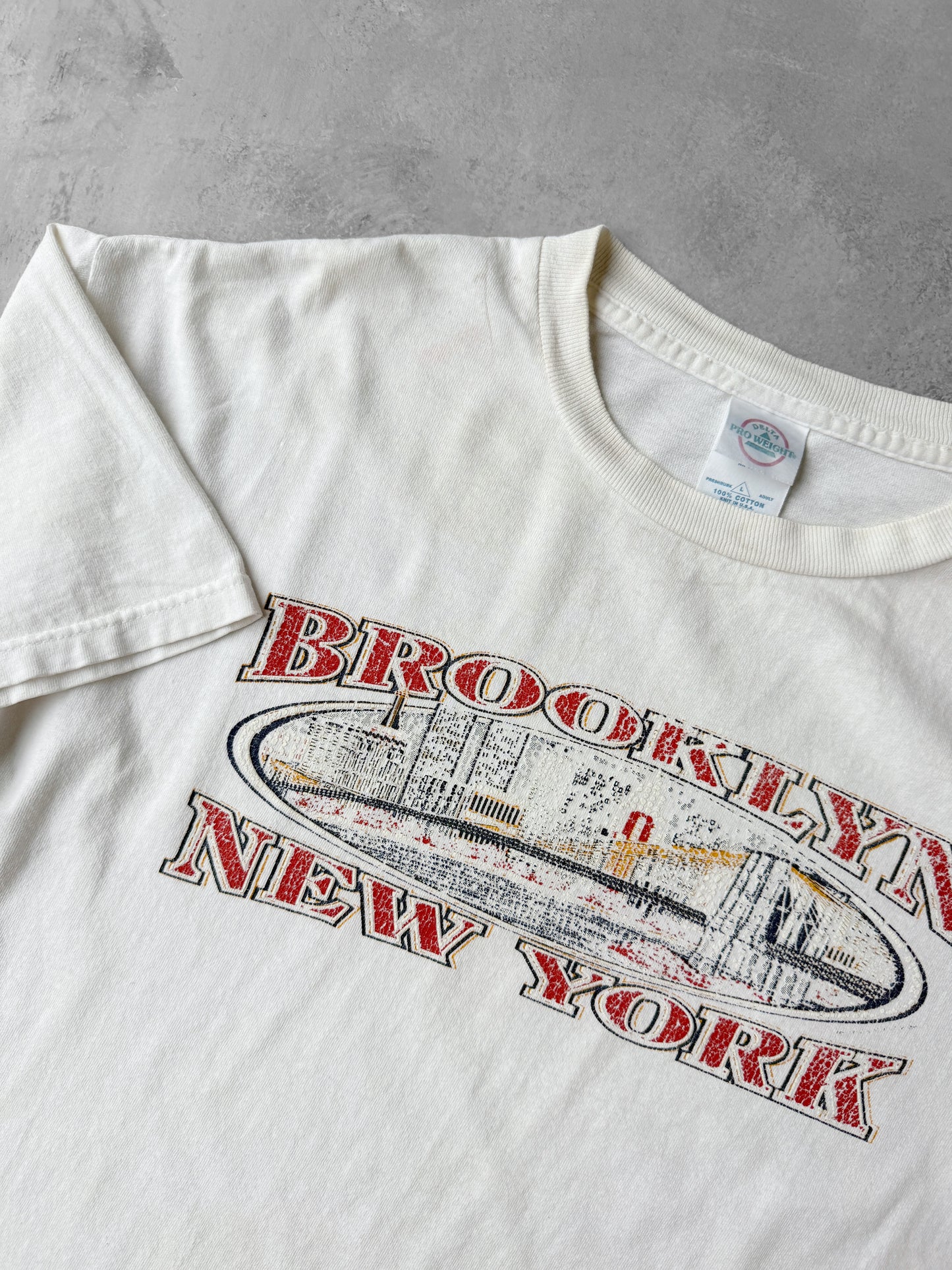 Brooklyn, New York T-Shirt 90's - Large