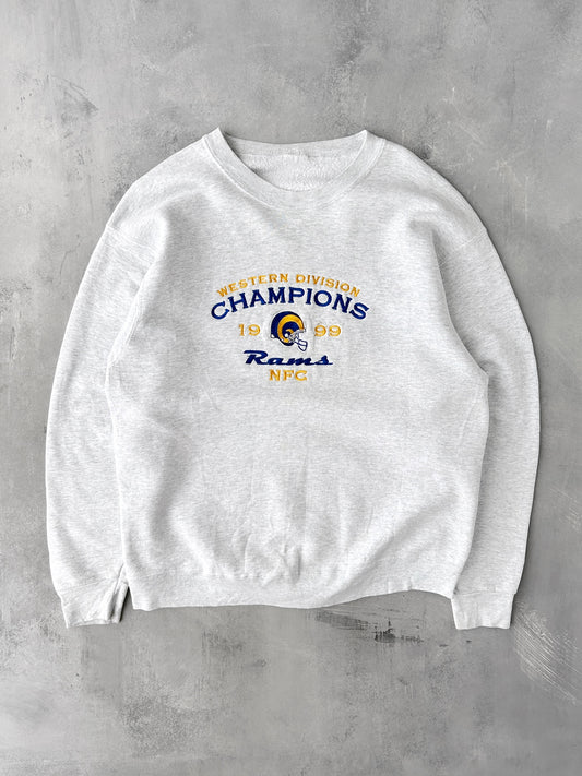 Rams Division Champions Sweatshirt '99 - Large