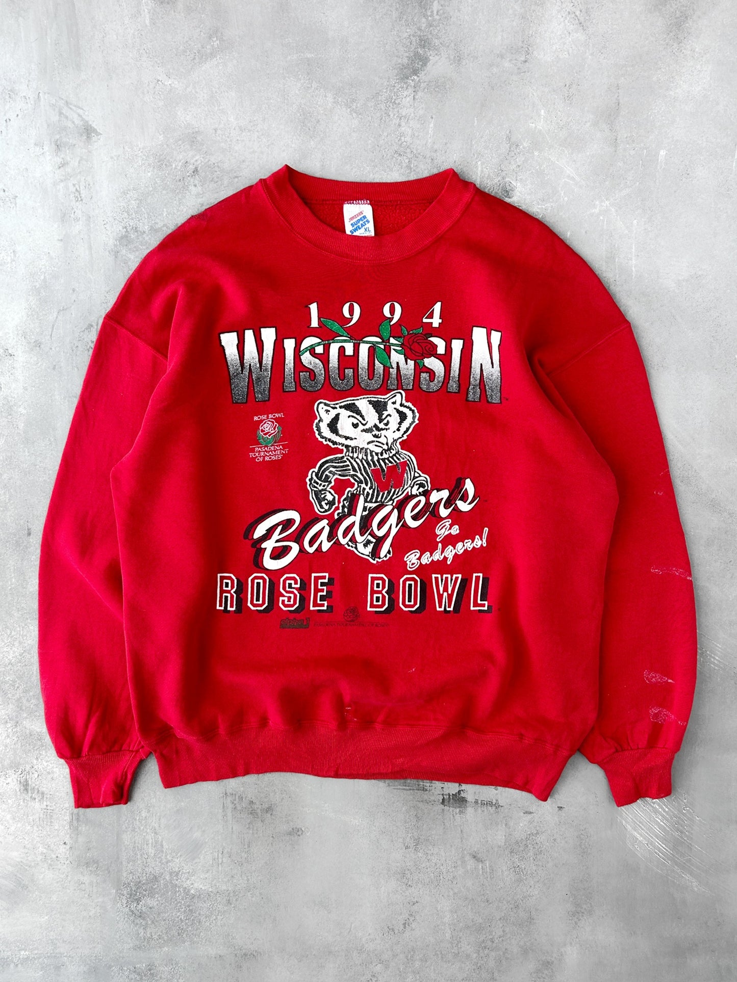 University of Wisconsin Rose Bowl Sweatshirt '94 - XL