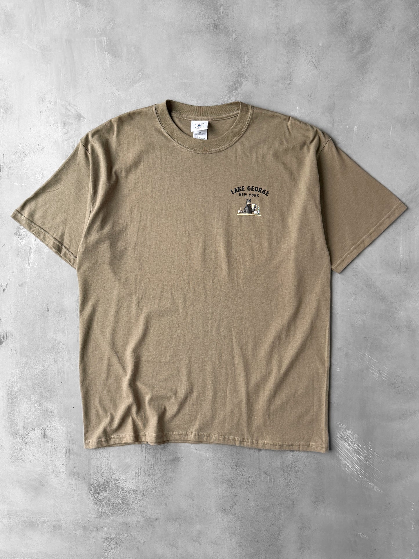 Lake George Bear Dropping T-Shirt '03 - XL