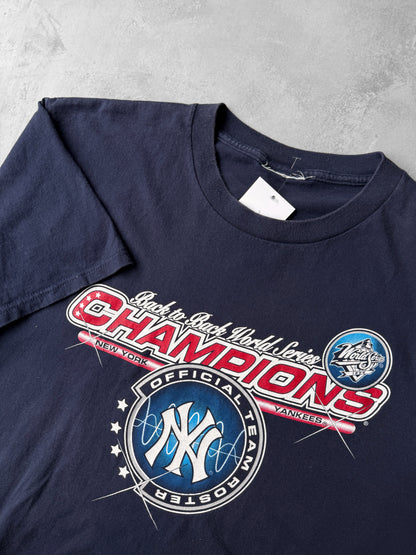New York Yankees World Series T-Shirt '99 - XL